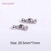 Trendy 18K Gold Plated Round Pearl Clasps Fastener For Bracelet Necklace Making Fittings,DIY Jewellery Making Supplies Wholesale