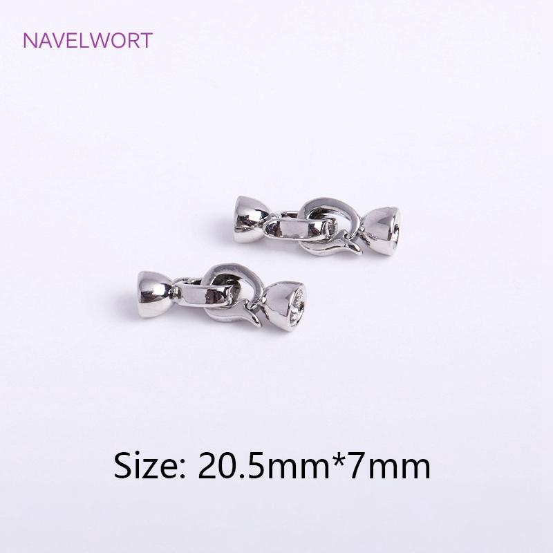 Trendy 18K Gold Plated Round Pearl Clasps Fastener For Bracelet Necklace Making Fittings,DIY Jewellery Making Supplies Wholesale