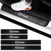 4Pc Car Door Sill Protection Sticker Anti-scratch Carbon Fiber Door Sill Sticker For 2 3 5 Axela CX-5 CX-3 Atenza Demio MS