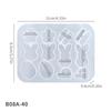Earring Molds DIY Easter Template Butterfly Flower Rabbit Egg Design Holiday Earring Molds For Family Women Men Girls School