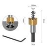 5pcs HSS Drill Bit High Speed Steel Carbide Tip Hole Saw Tooth Cutter Metal Drilling Woodwork Cutting Carpentry Crowns