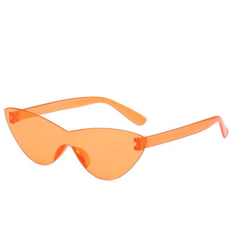 Purple Black Red Sunglasses Cateye Eyewear Women Brand Designer Small Triangle Vintage Sun Glasses Retro Sexy Cat Eye Sunglasses