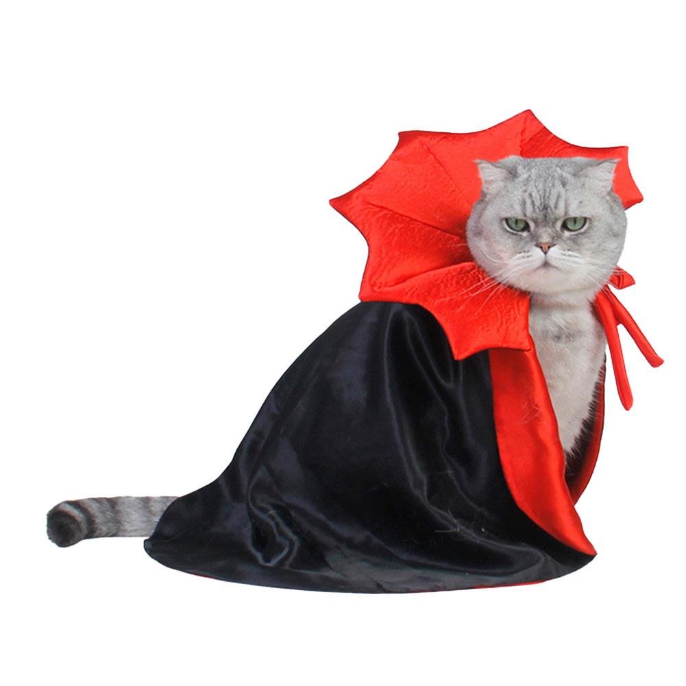 Peleryna Nietoperza dla Psów Kotów Peleryna Wampira Kostium Kota Straszna Impreza Cosplay Zwierzaka Strój do Przebrania Akcesorium