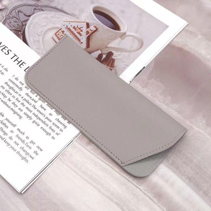PU Soft Leather Bag Fashionable Eyewear Bag Myopia Eyewear Bag Internet Red For Outdoor Activities Accessory Storage Travel