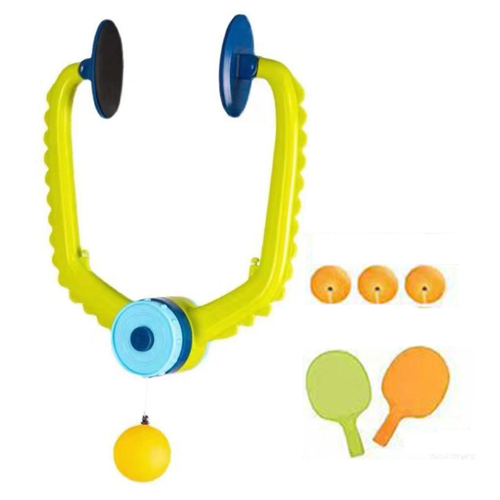 

Дверной пинг-понг, портативный тренажер для настольного тенниса с ракеткой/мячами, подвесной тренажер для настольного тенниса для помещений A