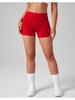 Women's High Waist Peach Butt Yoga Shorts with Pocket - Quick-Dry, High Elastic Fitness Running Pants