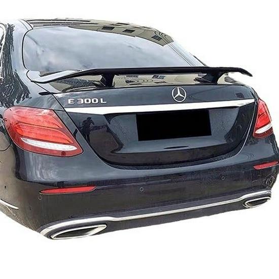 ABS Carbon Fiber Texture No-Drill Rear Spoiler for GT Sports Cars - B Style Airplane Wing