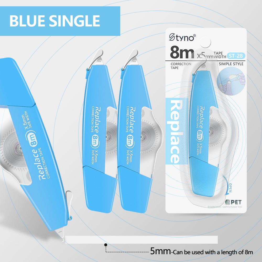 1 Pcs Student Stationery Correction Tape 5mm Width Total Length 8m Student Writing Tools Students Stationery Supplies