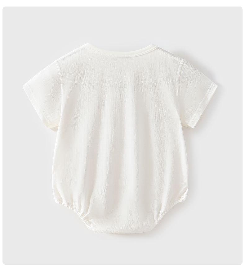 Summer Snap Crotch Baby Romper - Triangle Onesie Pajamas for Newborns