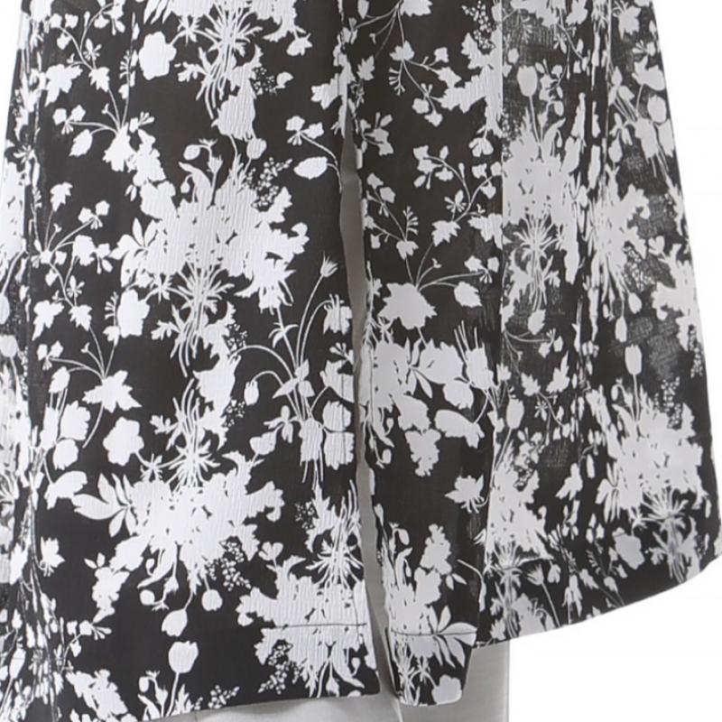 She S miSS  All Over Print Robe Long Cardigan