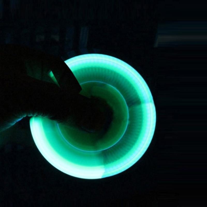 10PCS Rotating Ballpoint Pen With LED Light For Stress Relieving And Night Writing Perfect For Students And Workers