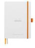 Rhodia Rhodiarama Goal A5 240 Dot Pen Italian Leather PEFC RHODIA Rhodiarama Cf117815 Book, Size, Pages, Grid, Holder, Cover, Certified, White,