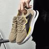 2025 spring and summer new men's sports shoes low-top fly-woven breathable casual shoes fashion trend Forrest Gump men's shoes