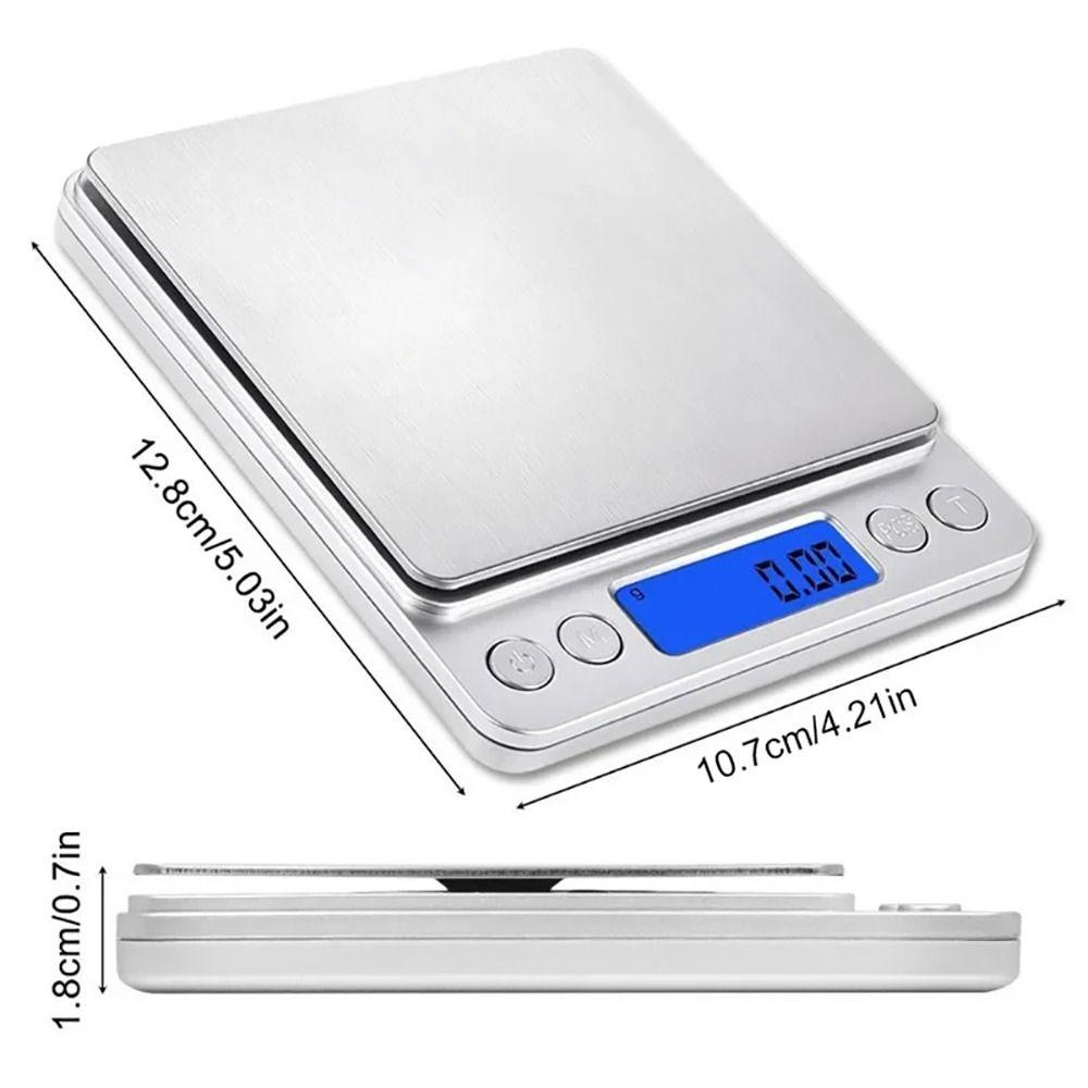1 Stück Gramm/Unze Kleine Schmuckwaage 3000g/0.1g Koch-Lebensmittelwaagen Langlebige Digitale Küchenwaage