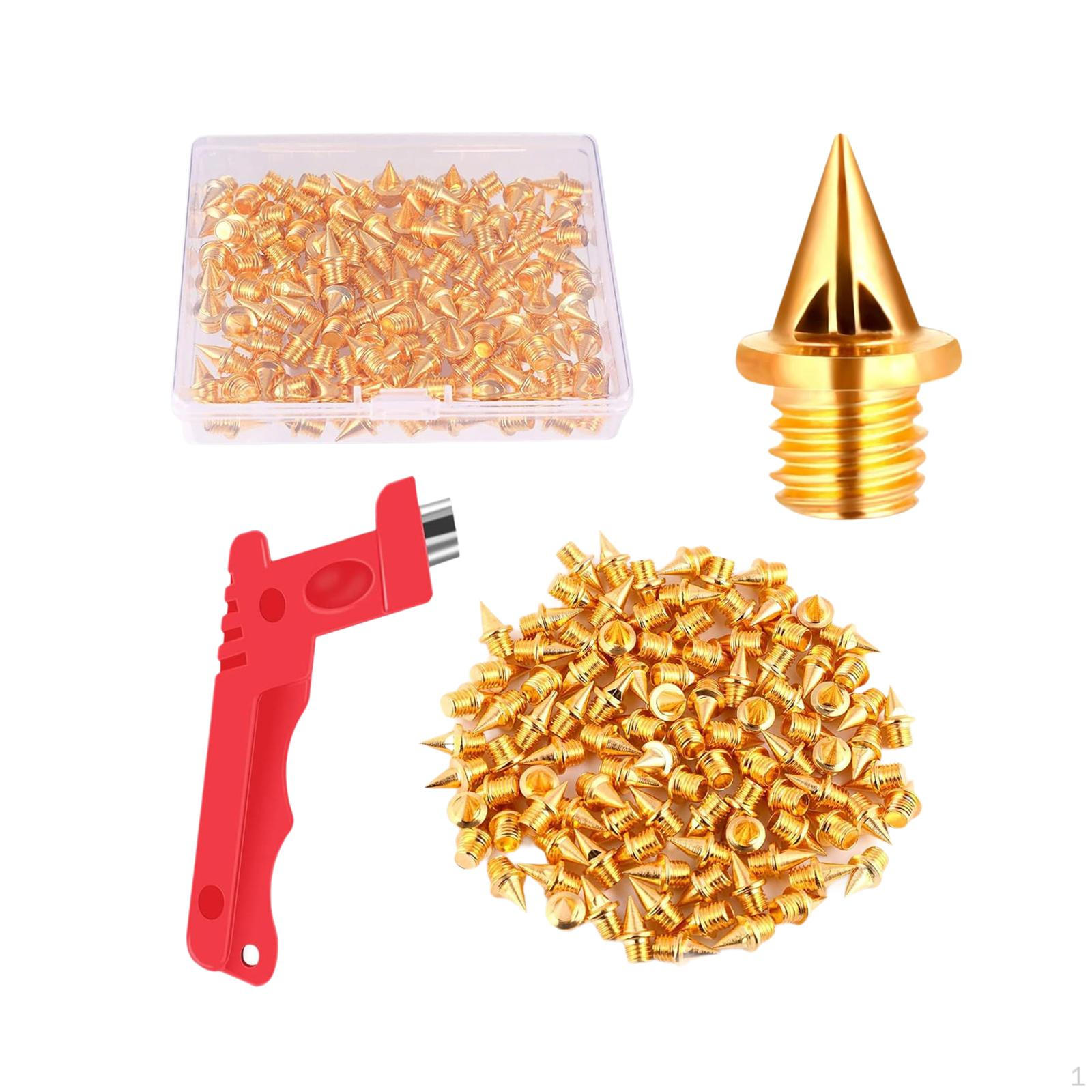 

120 шт. шипов для легкой атлетики и бега, простая установка с помощью гаечного ключа 0,5 см