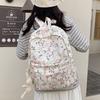 School Bag Female Junior High School College Student Small Fresh Cute Backpack Large Capacity High School Student Backpack Travel Backpack