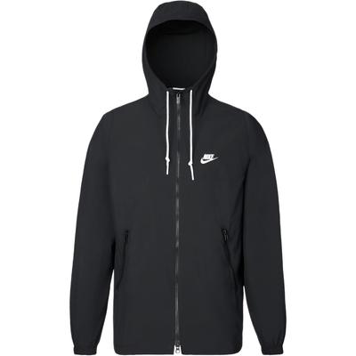Club Gewebte Reißverschluss Komfort Atmungsaktive Jacke Herren Jacken Schwarz Weiß FB7398-010