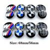 UCFF4 4Pcs 68mm56mm Car Wheel Center Hub Cap For BMW E87 M Performance E36 E46 E60 E90 E91 E92 E93 F30 F20 M3 Car Accessories