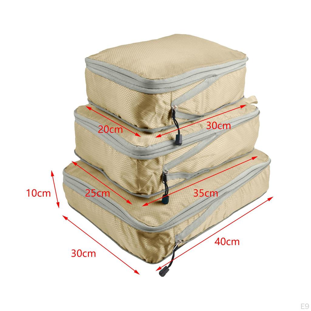 Kompressions-Packwürfel, Gepäck-Organizer, Reiseutensilien, wasserdichte Aufbewahrungstasche, Koffer