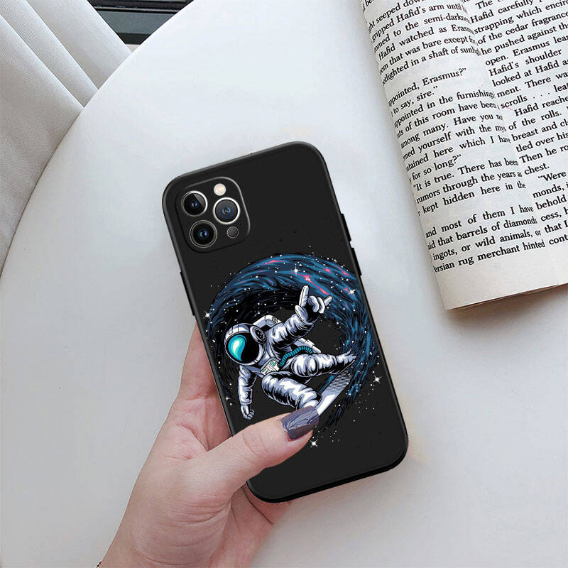 MH15 Astronaut Space Moon Phone Shell for Samsung S20 S21 S22 S23 S24 FE Ultra Plus Lite S21S A55 A07 A17 F06 F16 M06 M16 M56 A36 A37 A57