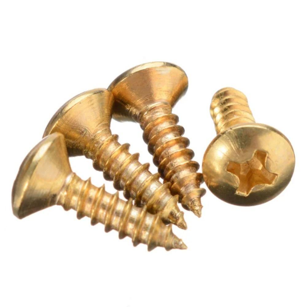 3*12mm Fixed Screw Gold Black Silver Guitar Bass Pickguard Screws Electric Guitar Screws