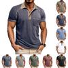 Men's Casual Long SleeveShirts Collared Button Cotton T,Shirt Classic Stylish Golf Shirt With Pocket
