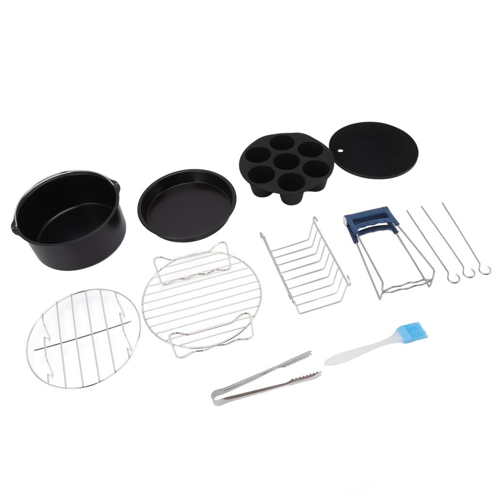 For Air Fryer Pans Set Heatproof Easy Cleaning Stainless Steel for Air Fryer Accessories for Home