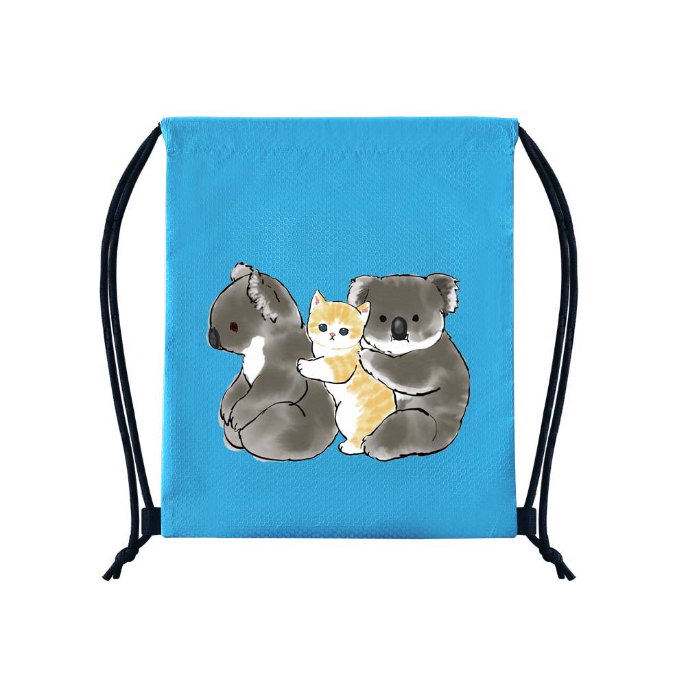 Şık ve Hafif 34cm*40.5cm Dacron İpli Sırt Çantası Outdoor Sırt Çantası Bisiklet Sırt Çantası Spor Salonu Saklama Çantası