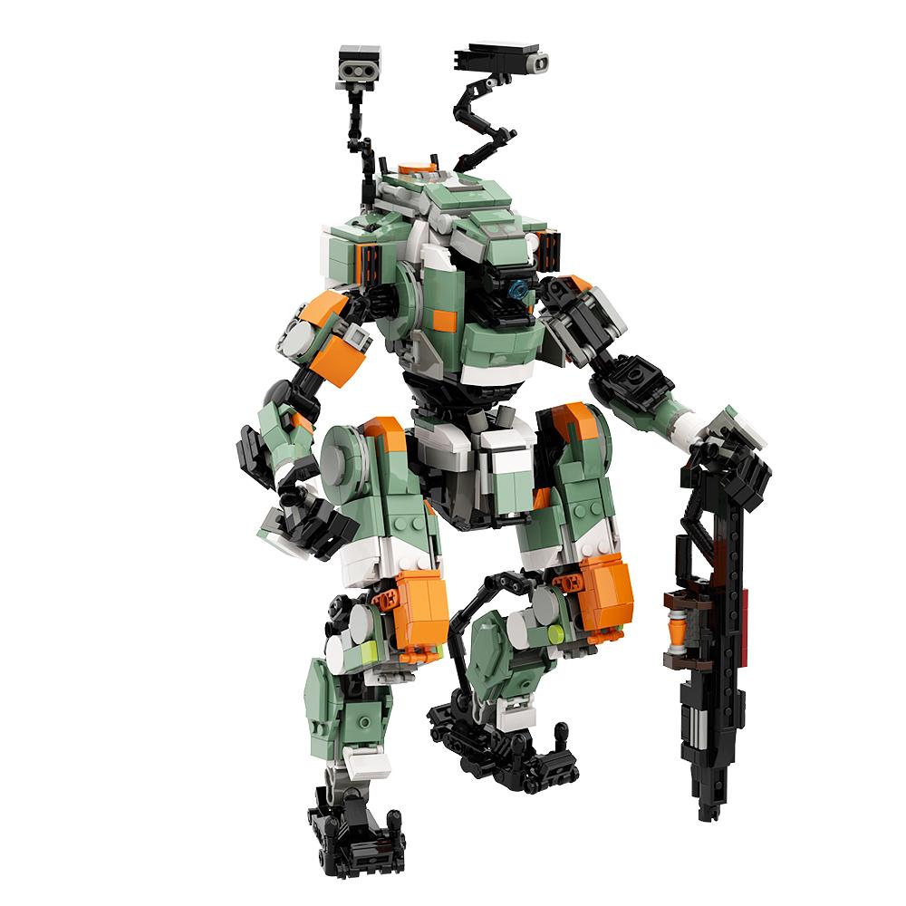 MOC Titanfalls Ladrillos Titán Pionero Titán Apex Titanfall 2 Northstar lon