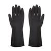 Thickened Black Latex Gloves: Acid & Alkali Resistant, Waterproof, Durable, Non-Slip, for Hair Dyeing and Car Washing.