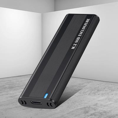Dual Protocol M.2 NVMe SSD Case 10Gbps M.2 NVMe External Box Case Tool Free for Hard Drive Accessories