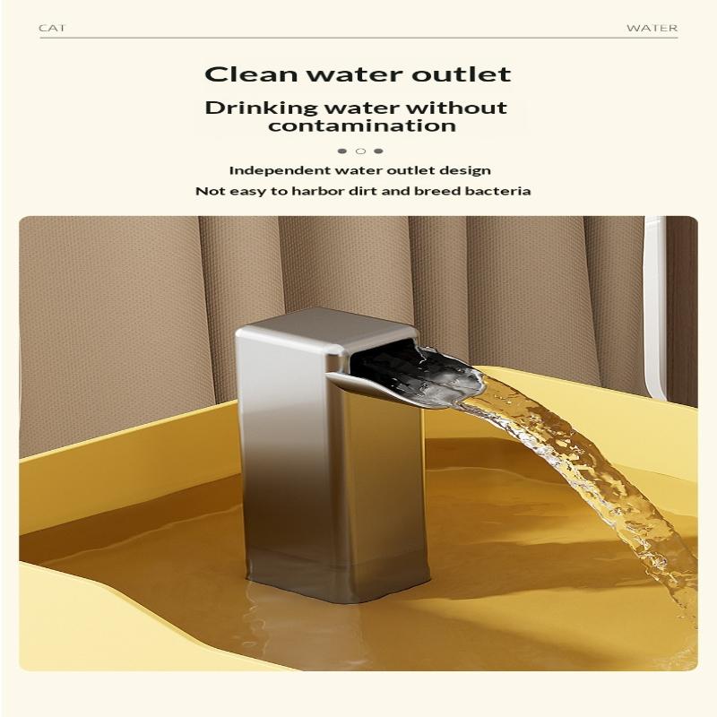 Automatic Pet Dog Cat Water Dispenser Fountain Pet Dog Cat Water Loop Mute Pump Smart Pet Bowl 1.5L