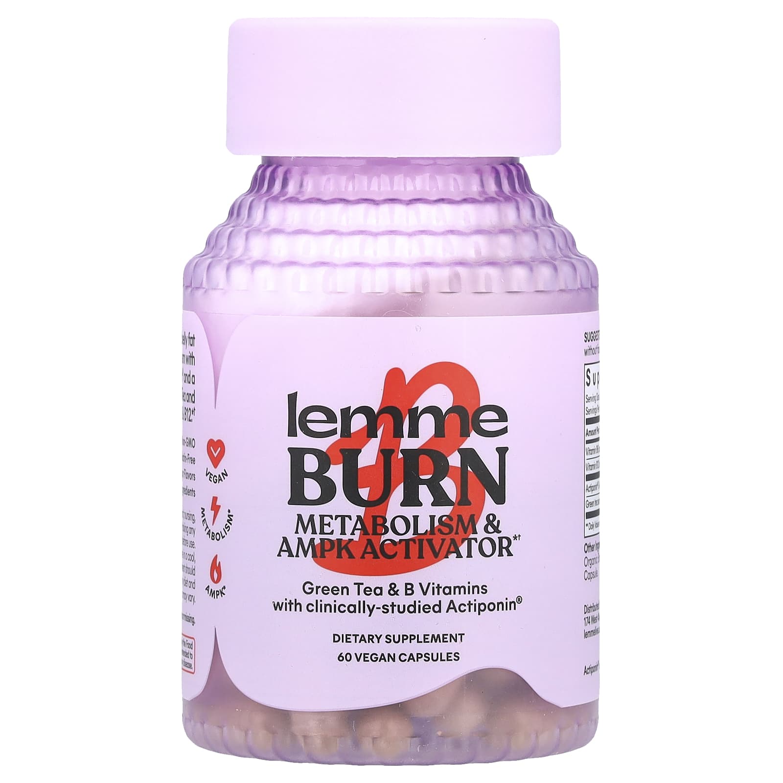 

Burn, Metabolism & Ampk Activator, 60 Veggie Caps