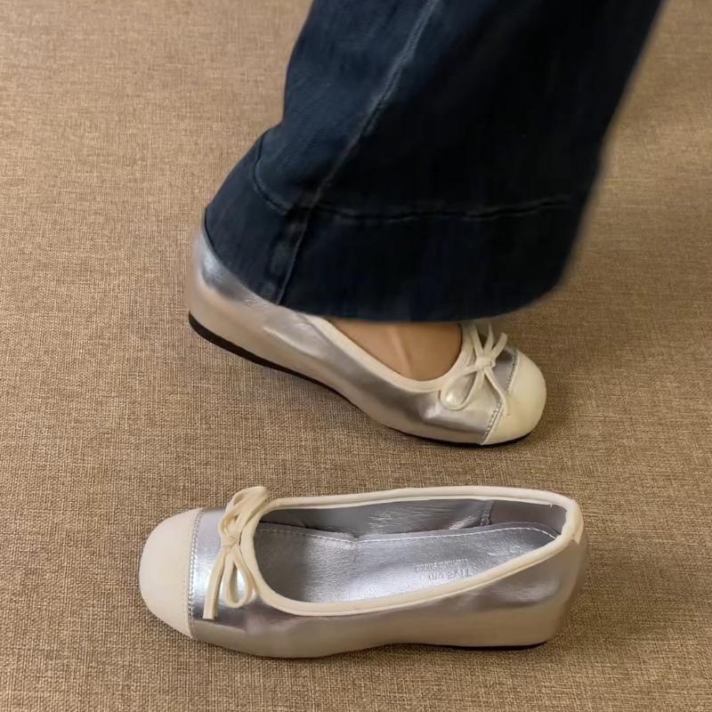 Women Ballet Internal Elevation Shoes Shallow Slip On Shoes Eelgant Dress Ladies Mary Jane Shoes Spring Concise Zapatos De Mujer