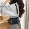Casual Denim Women Shoulder Bag Fashion Small Canvas Handbags  Armpit Bags for Women  Cover Phone Flap Purses