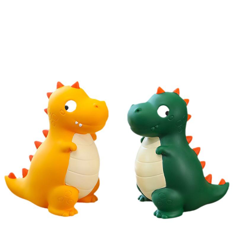 Cartoon Dinosaur Piggy Bank - Drop-Resistant Vinyl Money Saver, Perfect for Children's Day, Valentine's, Birthday Gifts