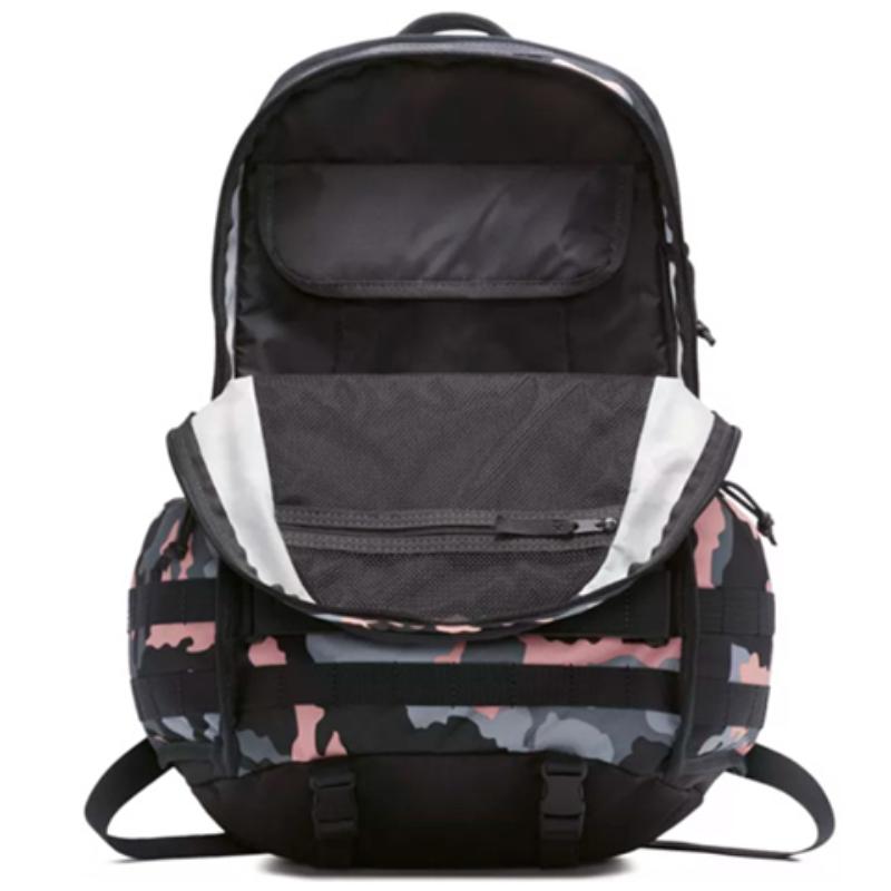 Nike Polyester Backpack Pink Camouflage Casual BA5983-060