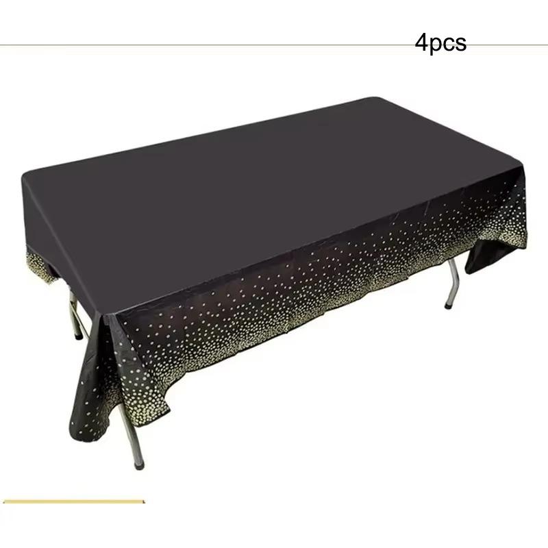 

Набор для украшения стола Одноразовые пластиковые скатерти и атласный набор раннеров для стола Белая и розово-золотая точечная скатерть, Розово-золотой Са