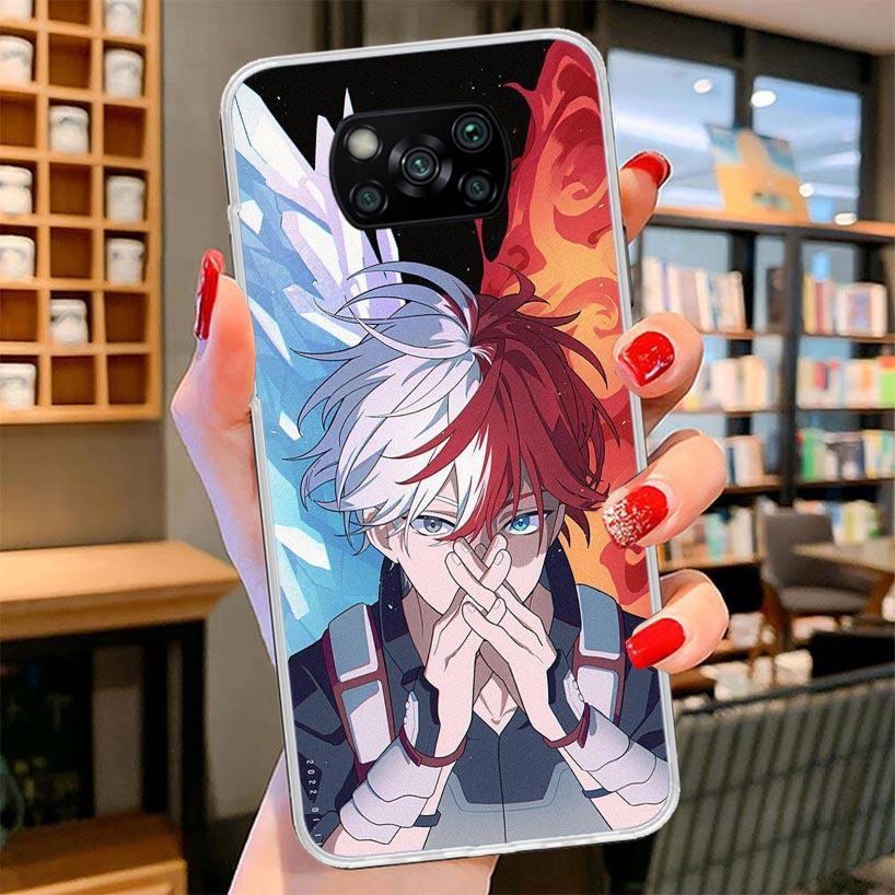 

My Hero Todoroki Shoto Cover Phone Case For Xiaomi Poco F7 Ultra X7 X6 X5 Pro M7 Redmi 15C 15 13C 13 12C 12 10C 10 9A 9C 9T 9 Sh Redmi 10 5G