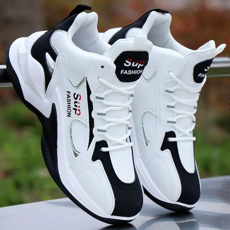 Shoes Spring and Autumn Students High-top Soft-soled Running Shoes