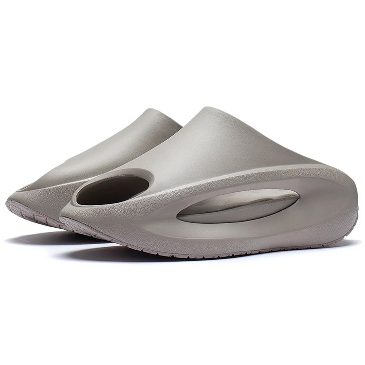 Li Ning Cloud Travel Slay Non-Slip Durable Slide Sandals Unisex Sandals Gray AZST001-3