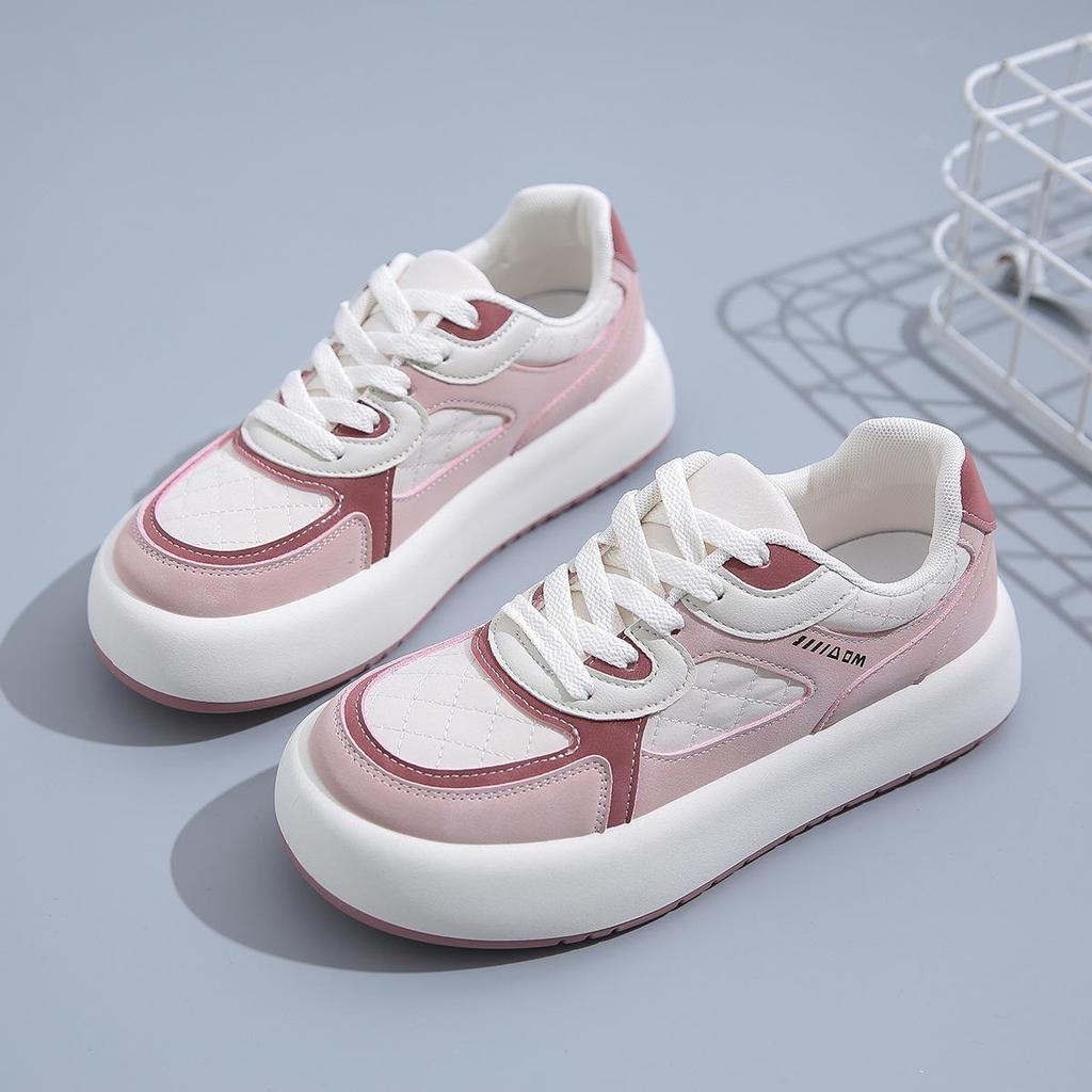 Small White Shoes Women's 2024 Autumn New Student Sports Running Shoes Comfortable Breathable Casual Shoes