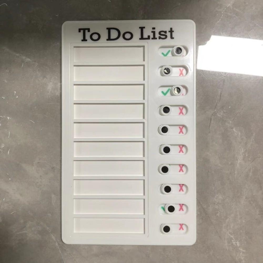 Plastik Aufgabenplan Wiederverwendbar Meine Aufgaben Checkliste Tafel Aufgaben Tracker Planer Zeitmanagement