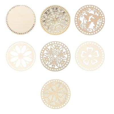 Natural Wood Oval Board for Craft Projects And Home Decorations Smooth Surfaces Easy To Use