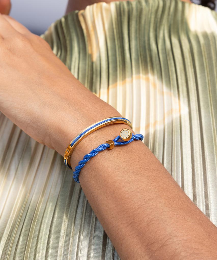Pig&Hen (Women'S) Maya Lu 4 Bracelet - Royal Blue X Gold