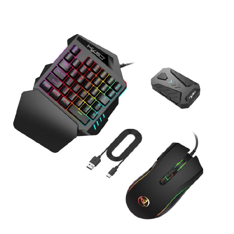 Adattatore Convertitore Gamepad Cablato Mobile Tastiera Mouse da Gioco per Edizione Android