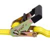 HFS(R) Ratchet Lashing Belts, Set of 2, 3.8cm x 4.5m, Breaking Strength 1.35t, Easy to Use, Fastening and Secures, Multi-Purpose, for Moving, Towing,