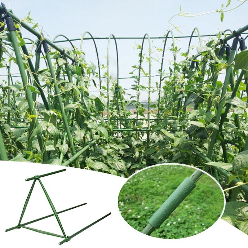 40Cm Plant Stakes Gardening Pillar For Plant Vine Climbing Net Greenhouse Tomato Cage Flowers And Vegetables Supporting Holder