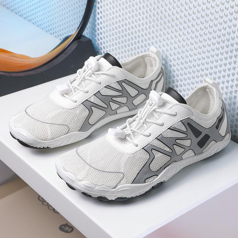 

Пляжные пятипалые туфли для ходьбы по воде, уличные походные туфли, для скалолазания, для бездорожья, для рыбалки, нескользящая утолщенная подошва, амфибийные, для песка 42