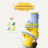 Zhuopu Cute Shark Kids Waterproof Rain Boots